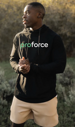 Load image into Gallery viewer, Athletic Hoodie Colored Logo Chest
